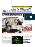 Periódico Noticias de Chiapas, Edición Virtual Sábado 04 de Mayo de 2024