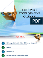 Tổng quan về quản lí học