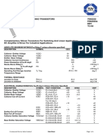 Continental Device India Limited: NPN Silicon Planar Switching Transistors P2N2222 P2N2222A EBC TO-92