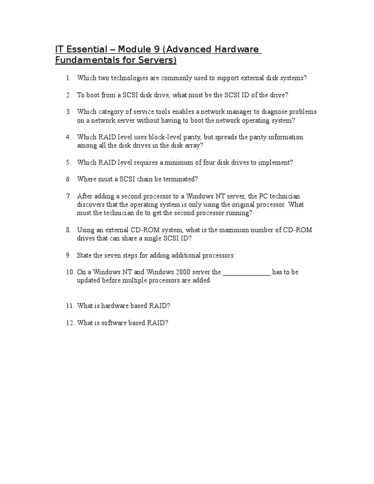 Student Mod 9 | PDF
