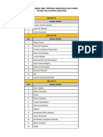 Daftar Siswa SMPT Babussalam 2023 - 2024