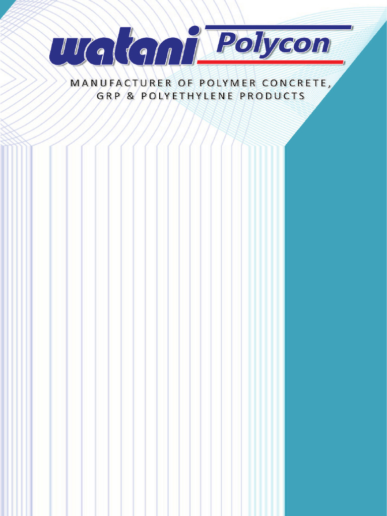 Watani Polycon Product Overview | PDF | Pipe (Fluid Conveyance ...
