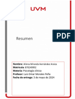 Resumen - Psicología Clínica