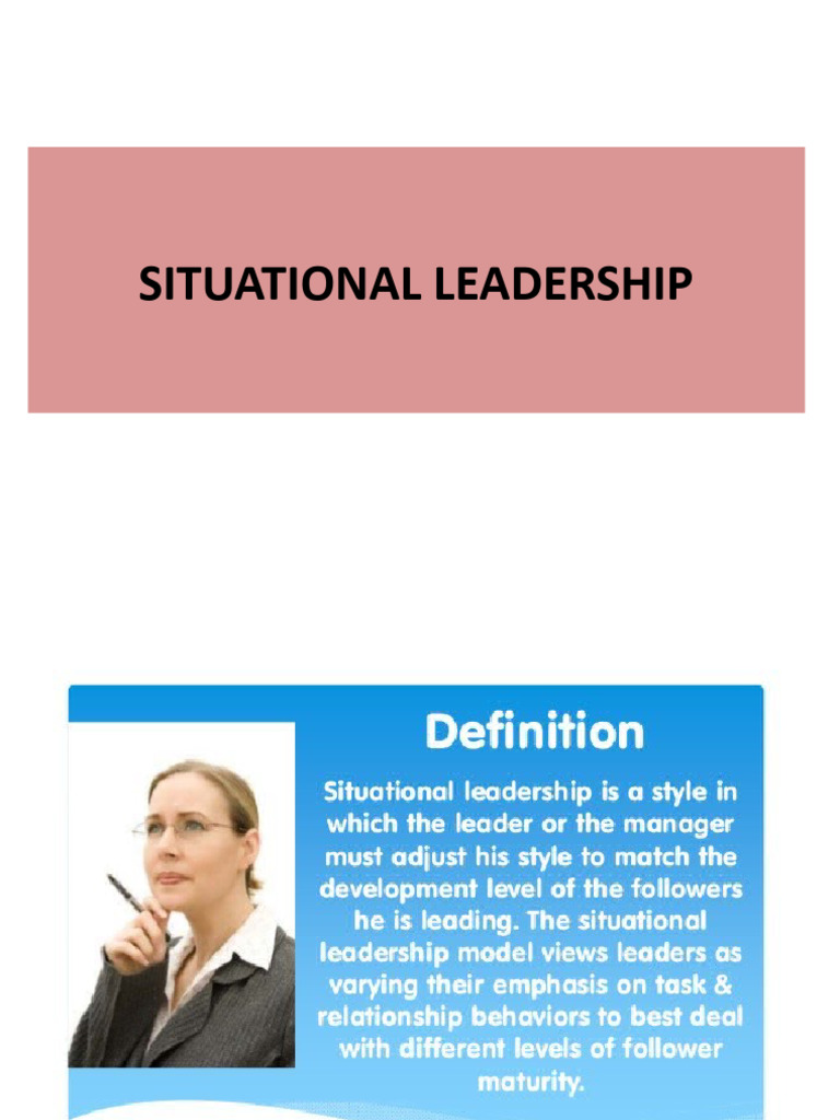 SITUATIONAL LEADERSHIP IN EDUCATION PDF visual data 7