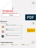 Business Proposal Presentation Template