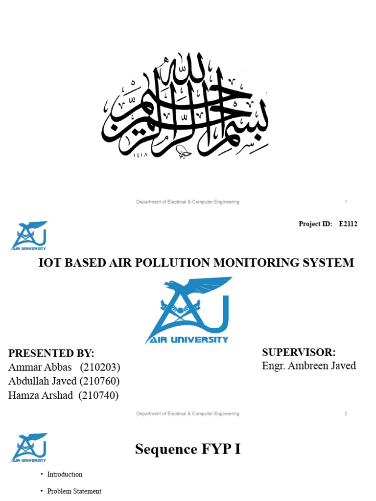 IoT Air Pollution Monitoring System | PDF | Internet Of Things | Air ...