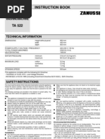 Zanussi Ta 522