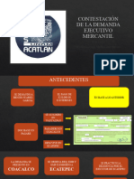 Contestación de La Demanda Ejecutivo Mercantil Fes Clase Del 5 Marzo 24