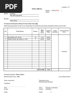 Nota Minta Contoh Editable | PDF