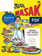 1595. Pandai Masak Berisi 400 Resep Masakan Indonesia - Tionghoa - Eropa (Nyonya Rumah)