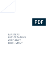 Guide To Writting Your Dissertation - 201920
