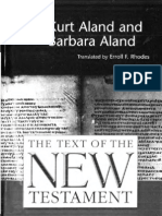 The Text of The NTestament - Critical Editions and Modern Textual Criticism