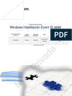 Proceso Windows Habilitación Event ID 4688