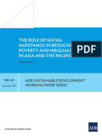 The Role of Social Assistance in Reducing Poverty and