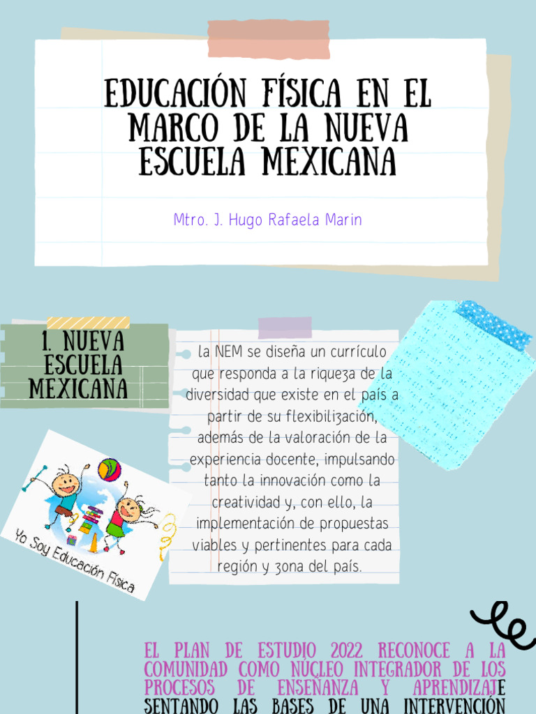 Educación Física En El Marco De La Nueva Escuela Mexicana Pdf