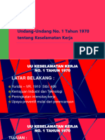 UU No. 1 Tahun 1970 (Keselamatan Kerja) - Kul-2 K3L Unja