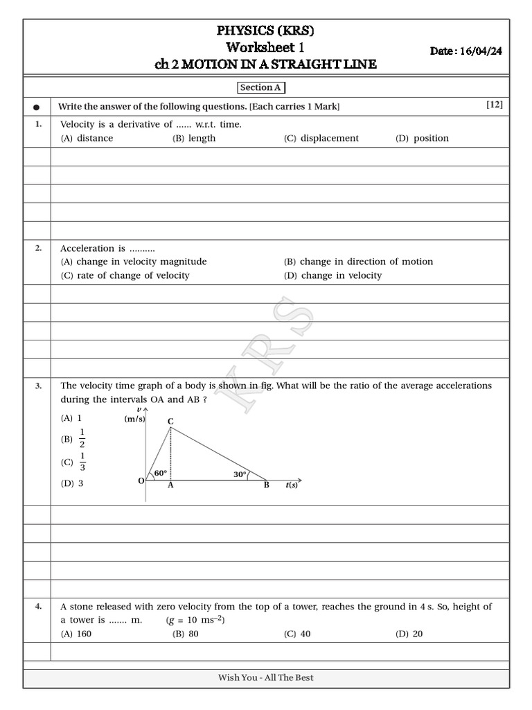 Section a x write the answer of the following questions each