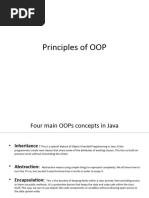 Principles of OOP