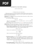 Diff. Eqn (MTL102) Complete Notes