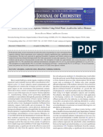 Removal of CD (II) From Aqueous Solution Using Dried Plant Biomass