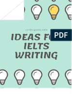 Ideas for IELTS Writing (Kien)