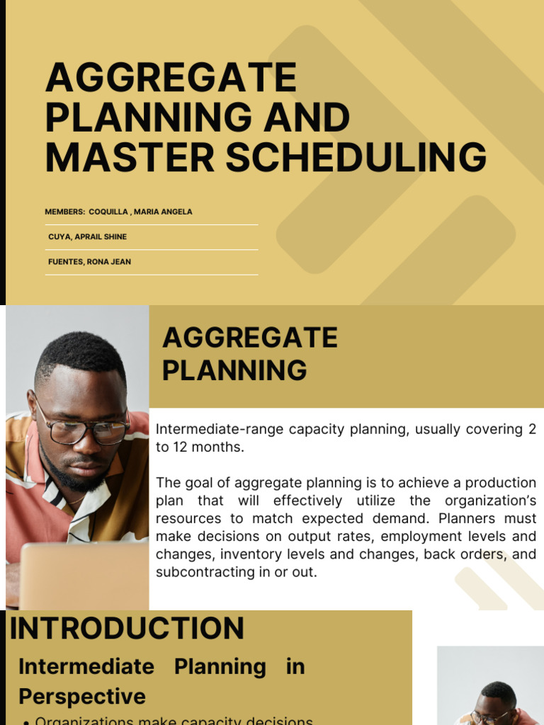 Aggregate Planning (Group 11) | PDF | Demand | Inventory
