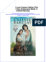 Read Online Textbook Highland Love Comes Calling The House of Clan Sutherland Book 1 Celeste Barclay Ebook All Chapter PDF