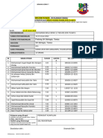 Borang Ini Hendaklah Diisi Sebelum & Selepas Menyertai Sebarang Pertandingan Mewakili Sekolah, Daerah, Negeri Atau Negara