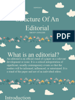 Structure of An Editorial