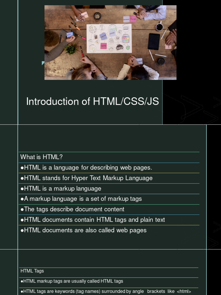 HTML Css Javascript | PDF | Html Element | Html