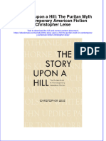 Read online textbook The Story Upon A Hill The Puritan Myth In Contemporary American Fiction Christopher Leise ebook all chapter pdf