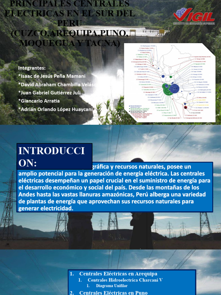 Centrales Eléctricas en el Sur de Perú | PDF | Generación eléctrica ...