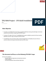 TPG RAN Project - CPS Build Installation Guidelines v4.0 - 300323 - Final