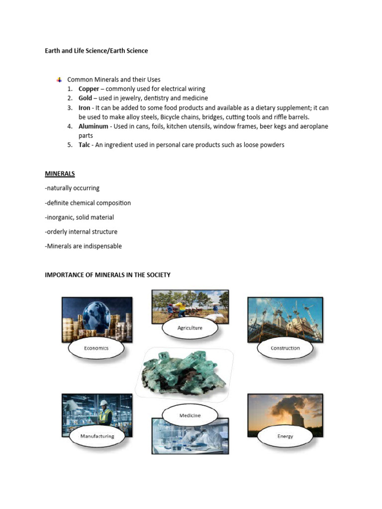 Els and Es | PDF | Minerals | Waste
