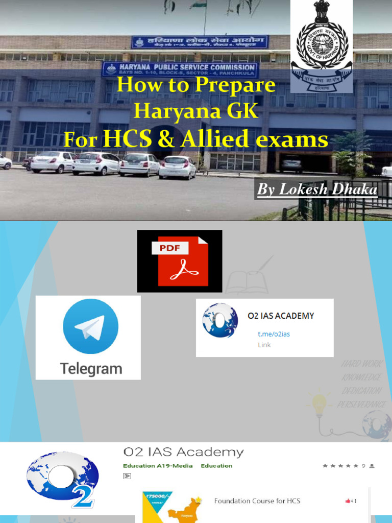 Haryana GK Preparation for HCS Exams | PDF | Economies