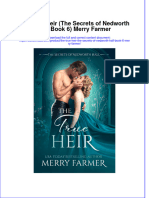 Read Online Textbook The True Heir The Secrets of Nedworth Hall Book 6 Merry Farmer Ebook All Chapter PDF