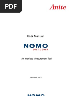 Nemo Outdoor 5.80 Manual | PDF