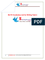 Vocabulary List For IELTS Writing - Sachphotos