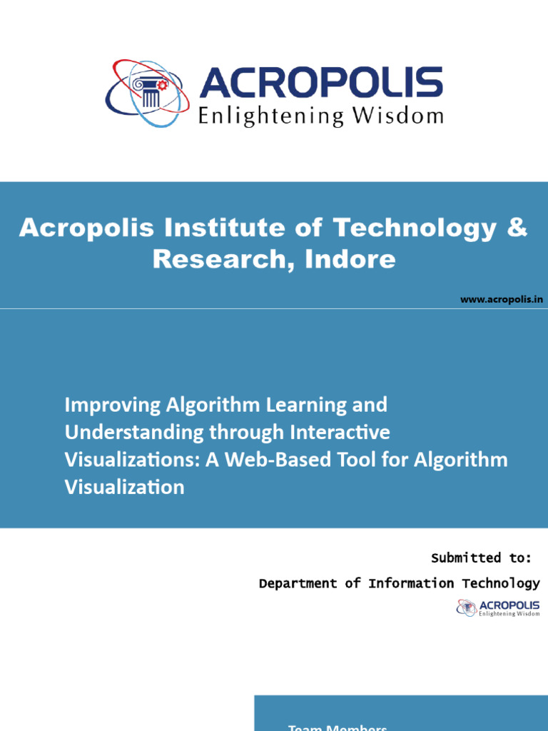 Algo Visualization Final | PDF | Usability | Graphical User Interfaces