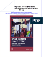 Read Online Textbook Hybrid Composite Precast Systems Numerical Investigation To Construction Hong Ebook All Chapter PDF