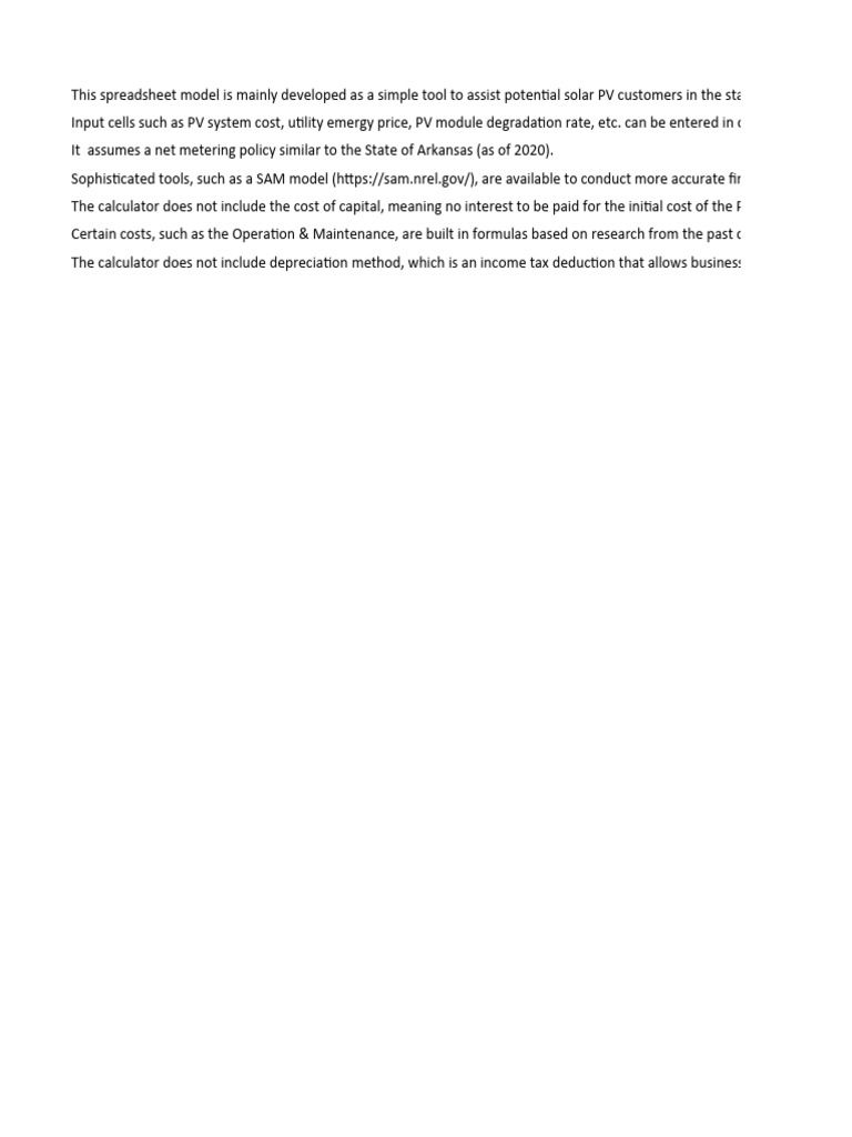 Payback Calculation Example