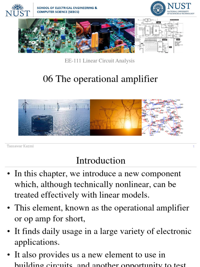 06 The Operational Amplifier | Download Free PDF | Operational