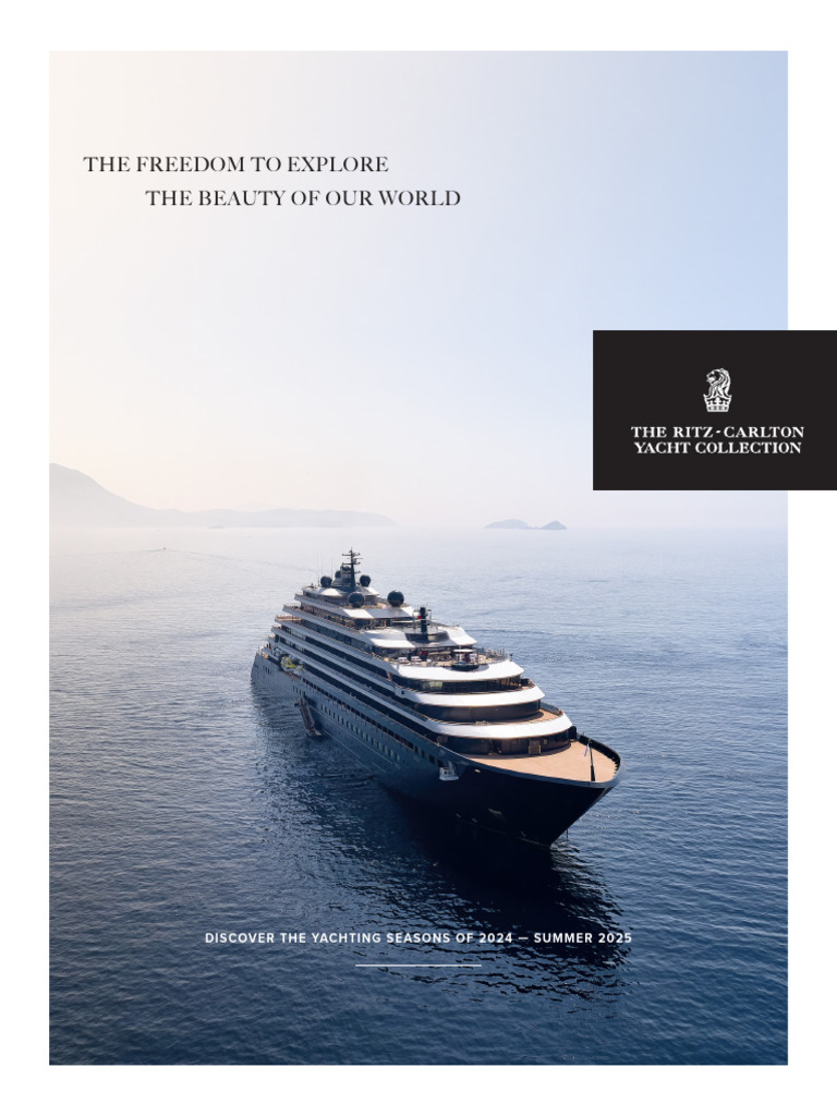 The Ritz-Carlton Yacht Collection Ebrochure | PDF | Italy | Spain