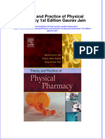 Read Online Textbook Theory and Practice of Physical Pharmacy 1St Edition Gaurav Jain Ebook All Chapter PDF