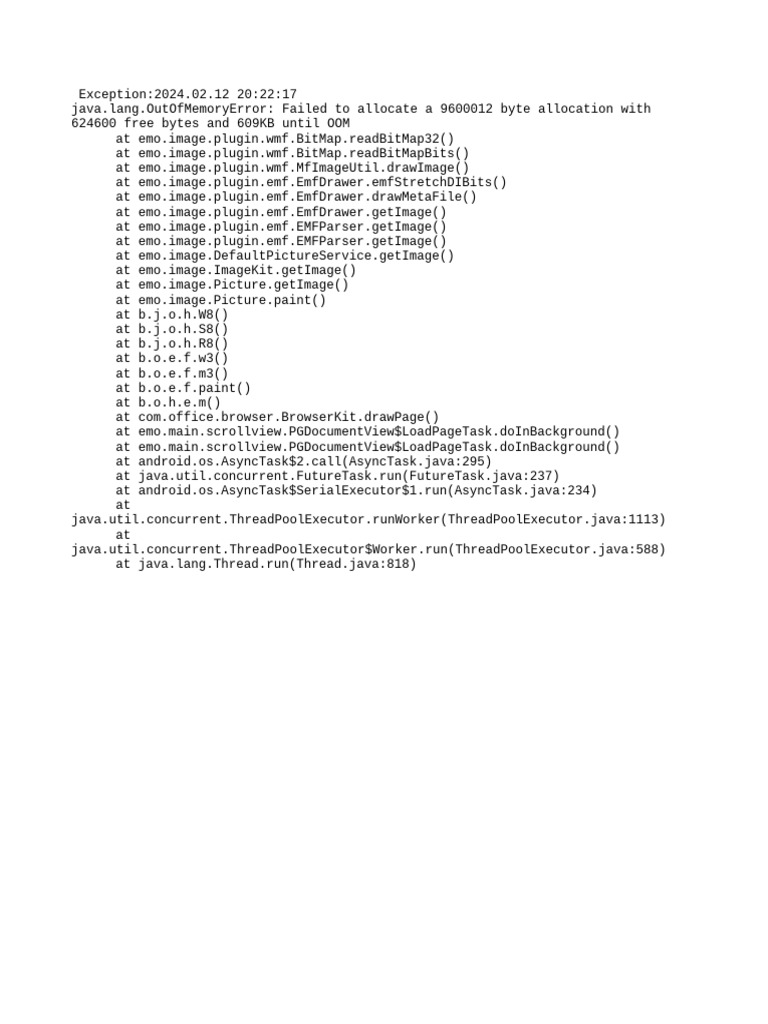 Java OutOfMemoryError Analysis | PDF