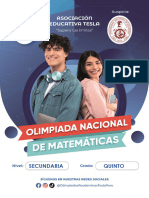 OLIMPIADAS DE MATEMATICAS -5to de secundaria