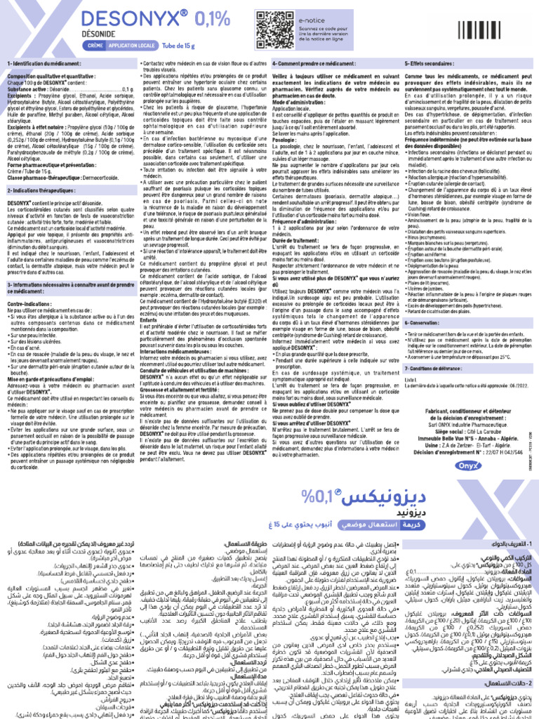Notice Desonyx 01 | PDF