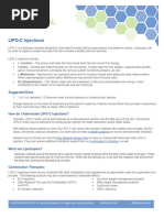 lipo-c dosing protocol Injection Dosage Guide | PDF | Injection (Medicine) Marca_LABORATORIOS ANTEII Size:1 Bottle - 60 Count Total L-carnitina, 500 mg, 180