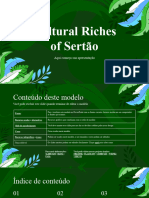 Cultural Riches of Sertão by Slidesgo