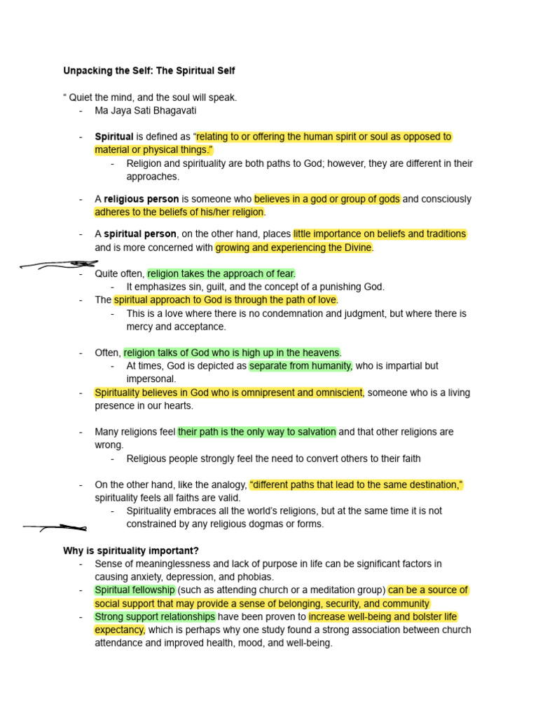 3 unpacking the self the spiritual self pdf meditation god